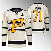 Men's Pittsburgh Penguins #71 Evgeni Malkin Cream 2023 Winter Classic Stitched Jersey Dzhi,baseball caps,new era cap wholesale,wholesale hats